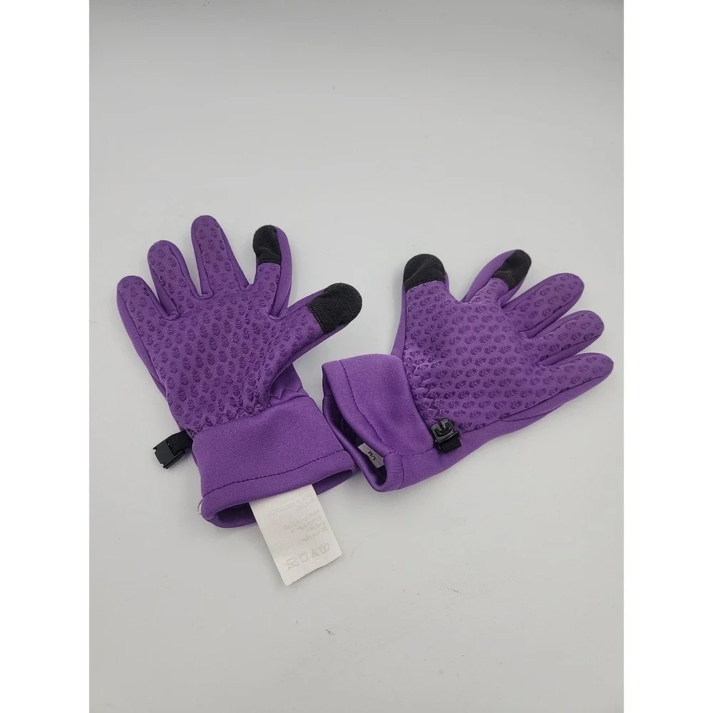 Free Country Knit Lined Gloves Purple Size S/M